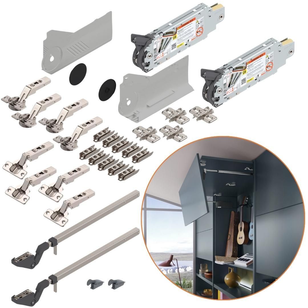 Kit Blum Aventos HF | Altura 760 - 1040mm (AC.28+BC.39) - 31038514
