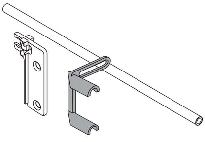 Divisor Transversal Reling 1106mm - P/ Gaveta Tandembox - Aluminizado - Kit 04 unidades