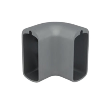 Conector 90° p/ Cabideiro Vesto | Titânio | 01 Unidade