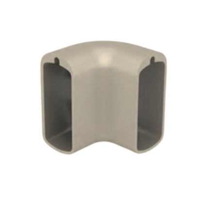 Conector 90° p/ Cabideiro Vesto | Champagne Claro | 01 Unidade