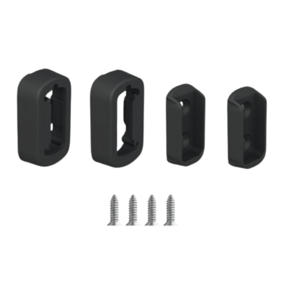 Suporte Lateral p/ Cabideiro Vesto | Preto | Par