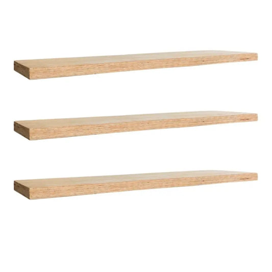 3un prateleira madeira compensada 970x300x35mm - Sem Categoria