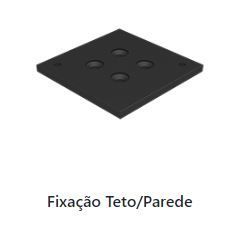 KIT FIXAÇÃO TETO/PAREDE (LINK) 4 UN. - CHAMPAGNE CLARO/SPE INOX