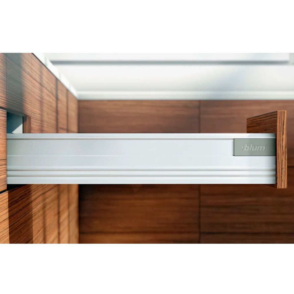 Gaveta Tandembox Baixa - 450mm x larg 300mm | Branca - 01 Kit