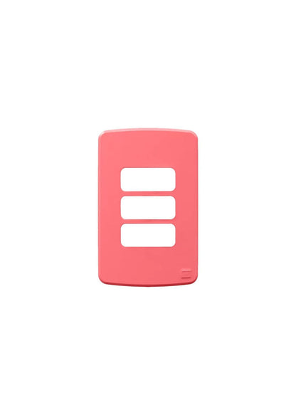 Placa 4X2" 3 Posições Compose Rosa - 13207605
