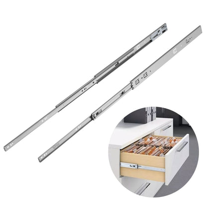 Corrediça Telescópica HD H45 550mm | Amortecimento Soft Closing