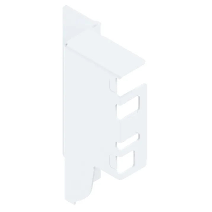 Adaptador Traseiro Baixo para Gaveta Tandembox Baixa - Branco - Lado Direito - 01 unidade - Corrediças