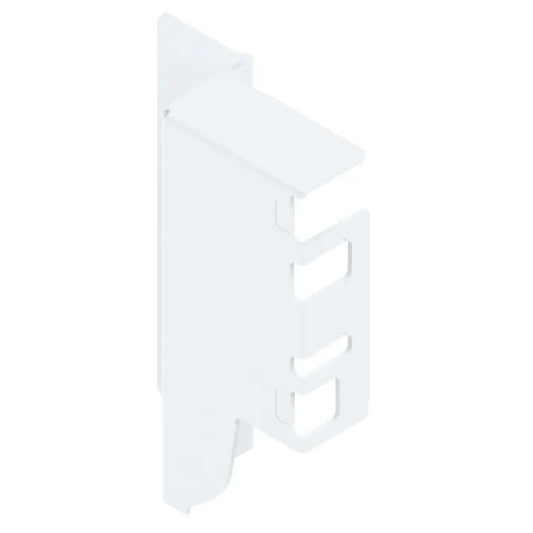 Adaptador Traseiro Baixo para Gaveta Tandembox Baixa - Branco - Lado Direito - 01 unidade - Corrediças