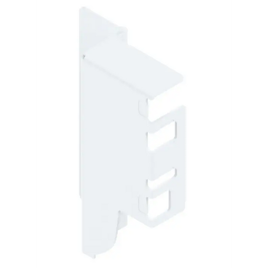 Adaptador Traseiro Baixo para Gaveta Tandembox Baixa - Branco - Lado Direito - 01 unidade - Corrediças