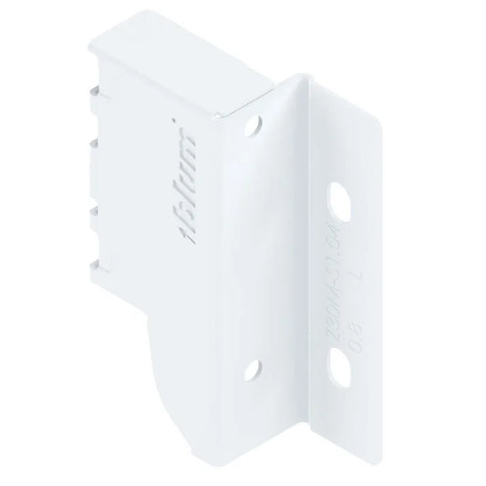 Adaptador Traseiro Baixo para Gaveta Tandembox Baixa - Branco - Lado Esquerdo - 01 unidade - Corrediças