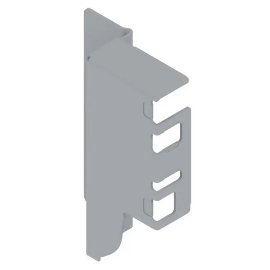 Adaptador Traseiro Baixo para Gaveta Tandembox Baixa - Cinza - Lado Direito - 01 unidade - Corrediças