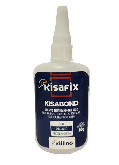 Adesivo Cola Instantâneo Kisabond 100g - 01 Unidade - Sem Categoria