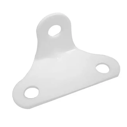 Cantoneira Universal Branca 03 Furos 1,9mm - Unidade - Fixadores