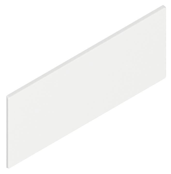 Capa P/ Parafusos de Regulagem Esquerda + Direta p/ Gaveta Tandembox - Branco - Par - Acessórios