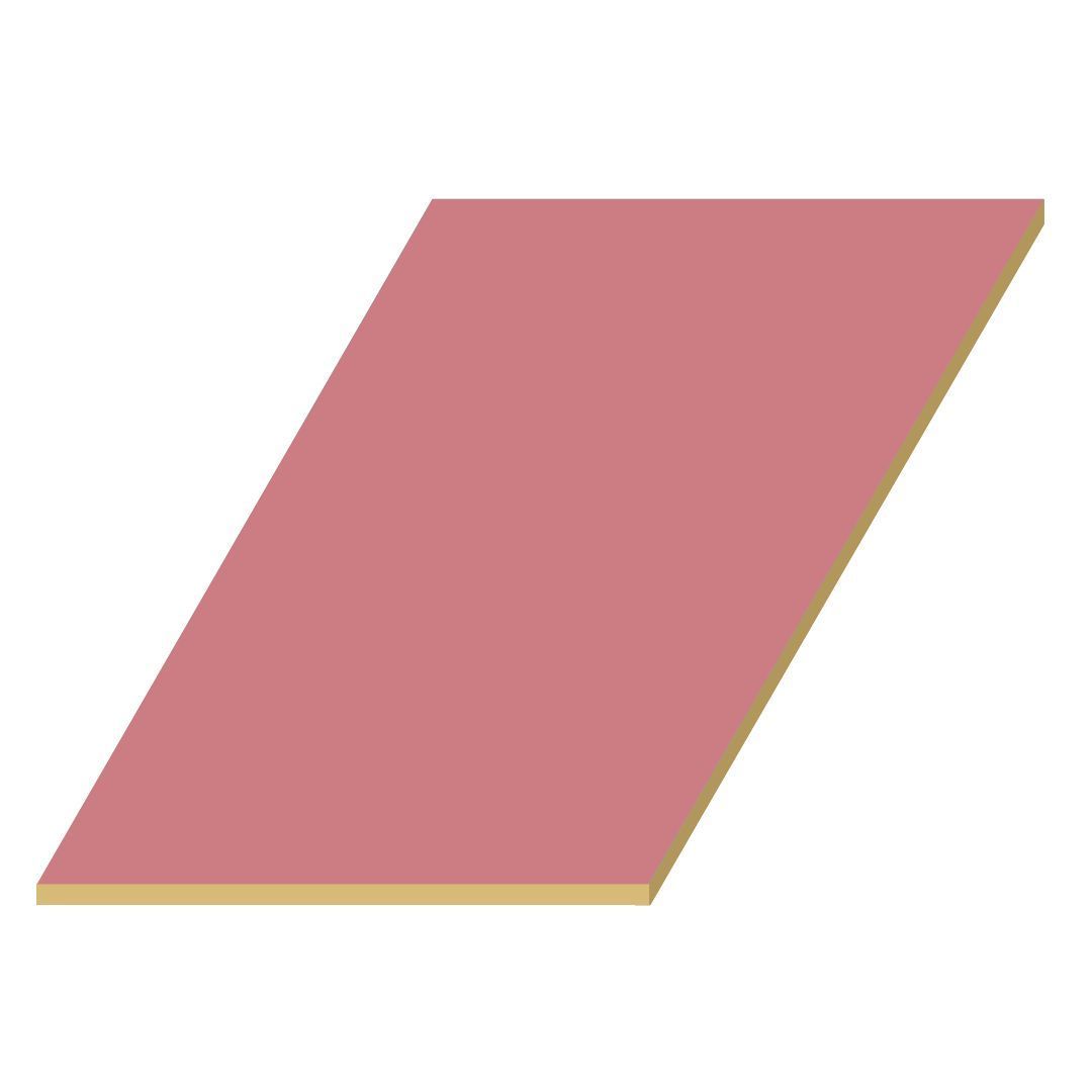 Chapa MDF 2750 x 1850 x 06mm | Lacca AD Desert Rose | Eucatex - Sem Categoria