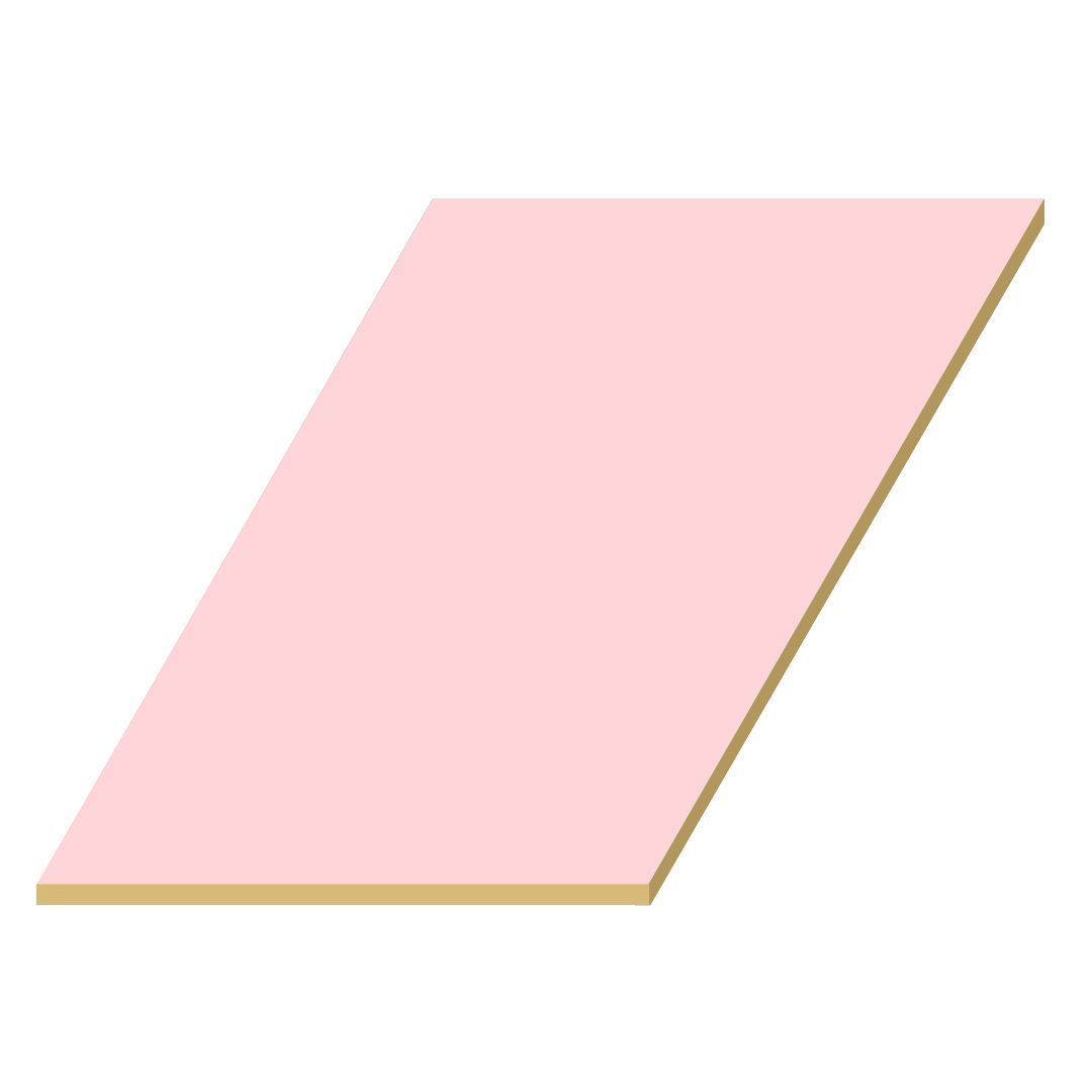 Chapa MDF 2750 x 1850 x 06mm | Rosa Lacca Cetin | Eucatex - Sem Categoria