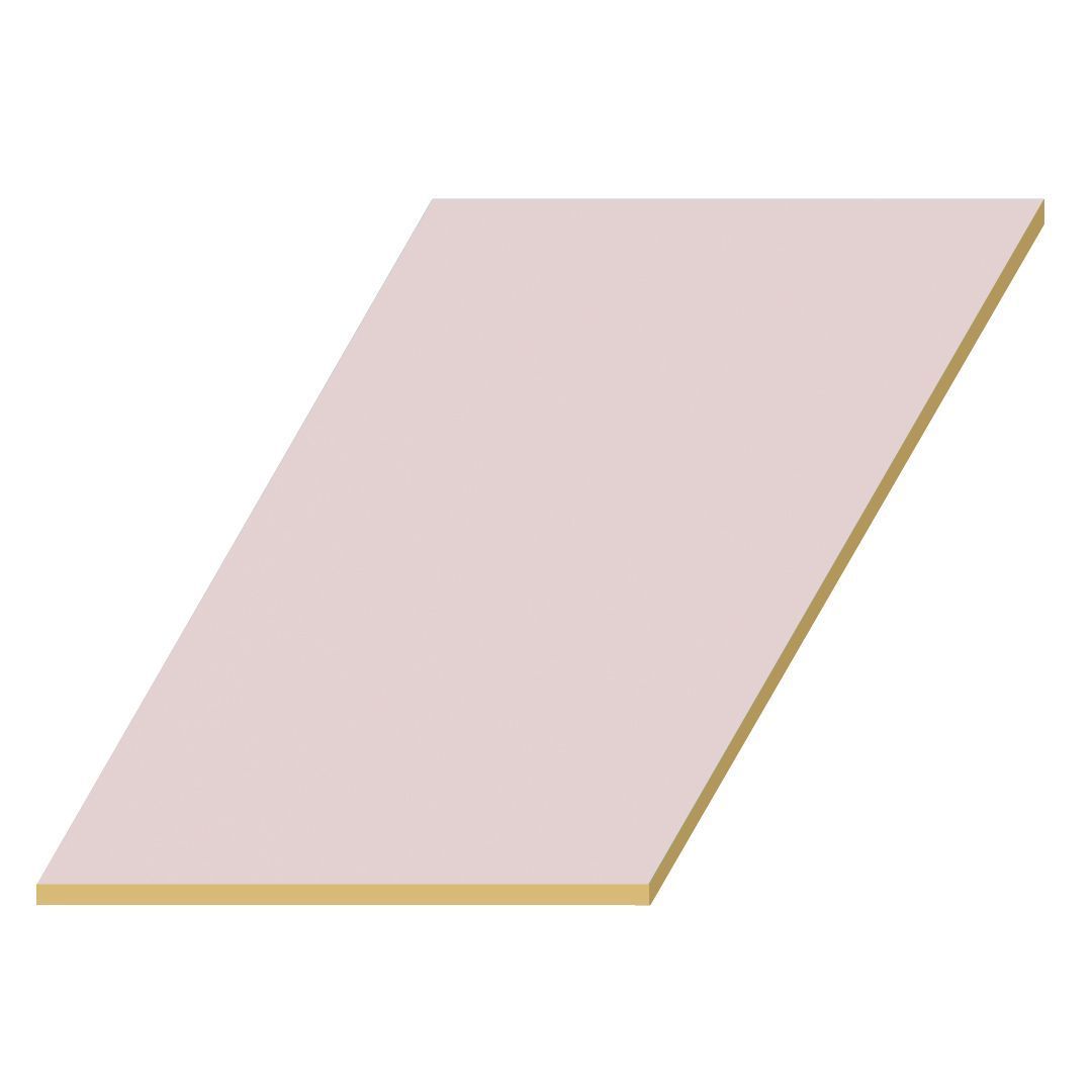 Chapa MDF 2750 x 1850 x 06mm | Sal Rosa Matt | Arauco - Sem Categoria