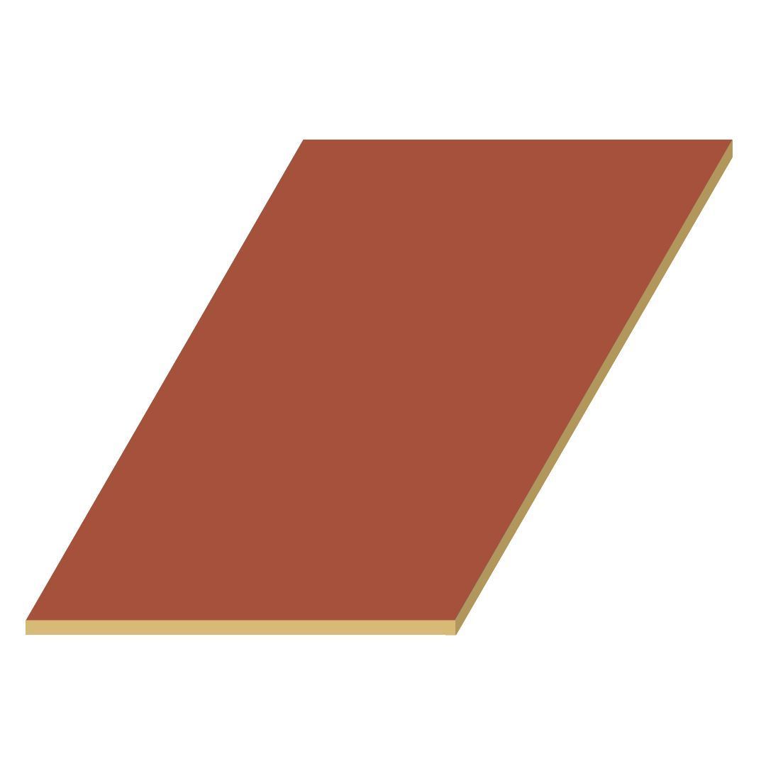 Chapa MDF 2750 x 1850 x 18mm | Lacca AD Terracota | Eucatex - Sem Categoria