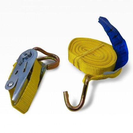 Cinta amarela multi-uso Jota 25mm - 4,3m - 540kg - 01 unidade - Sem Categoria