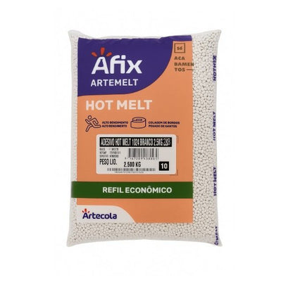 Cola Granulada Hotmelt 1824 Branca | 2,5kg | Baixa Temperatura - 01 Pacote - Sem Categoria
