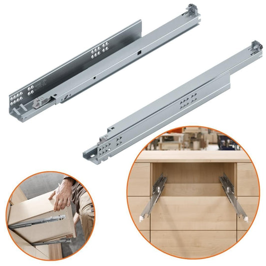 Corrediça Blum Com Amortecimento 300mm Extação Parcial Sem Acoplamento/Gatilhos - Corrediças