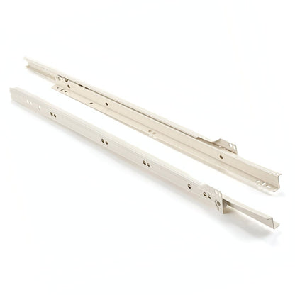 Corrediça Blum Standard 300mm | Extensão Parcial | Branco Creme - Corrediças