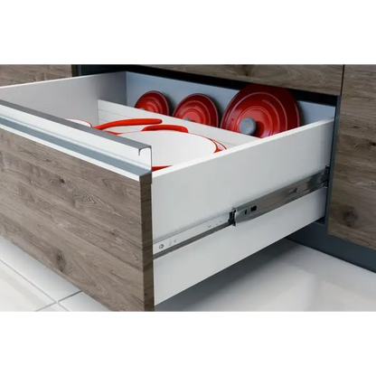 Corrediça Steel 350mm - 55,5kg - Metalnox - ´Par - Corrediças
