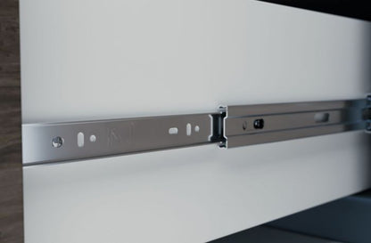 Corrediça Telescópica 500mm | Steel Pesada 55Kg | Metalnox - Corrediças