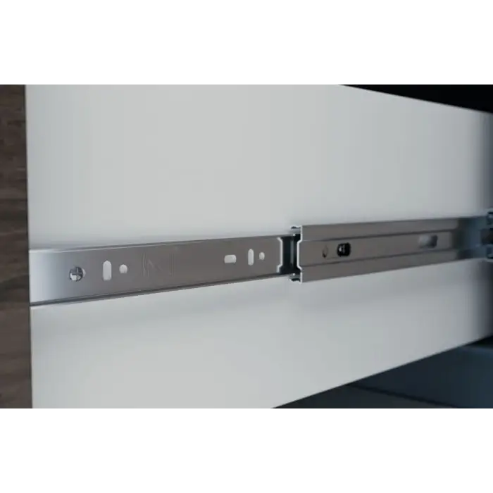 Corrediça Telescópica 500mm | Steel Pesada 55Kg | Metalnox - Corrediças