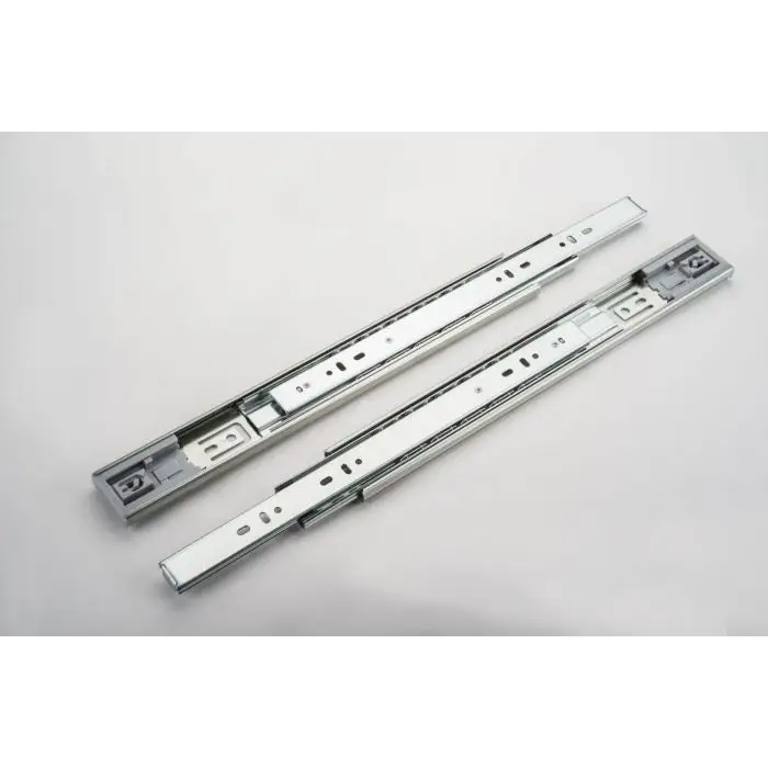 Corrediça Telescópica Push Open 450mm | Abertura por Toque | Metalnox - Corrediças