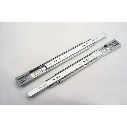 Corrediça Telescópica Push Open 450mm | Abertura por Toque | Metalnox - Corrediças