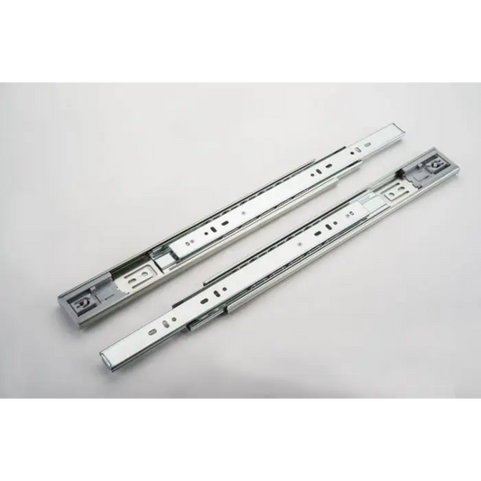 Corrediça Telescópica Push Open 450mm | Abertura por Toque | Metalnox - Corrediças