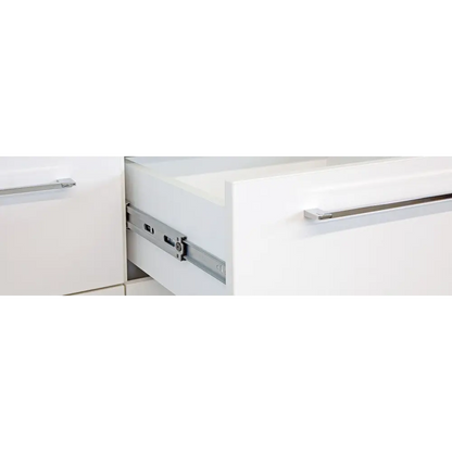 Corrediça Telescópica TT44 550mm | Amortecimento Slowmotion | FGVTN - Corrediças