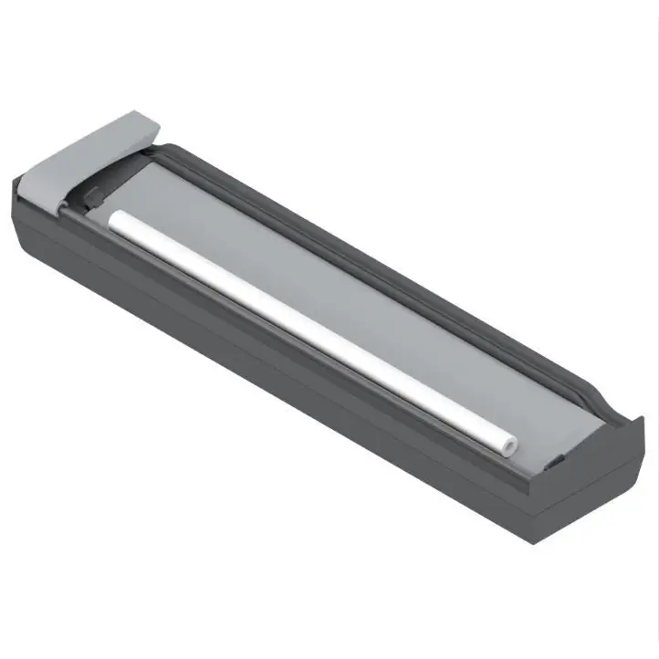 CORTADOR DE FOLHAS ORGA-LINE P/ FILME PVC - CINZA/ CINZA CLARO - 01 UNIDADE - Utensílios e Organizadores