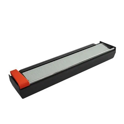 CORTADOR DE FOLHAS ORGA-LINE P/ PAPEL ALUMÍNIO - CINZA/LARANJA - 01 UNIDADE - Utensílios e Organizadores