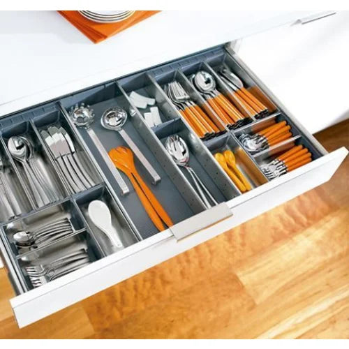 DIVISOR DE TALHERES ORGA-LINE 450X280MM P/ TAMDEMBOX (PREENCHIMENTO PARCIAL) - 01 UNIDADE - Utensílios e Organizadores