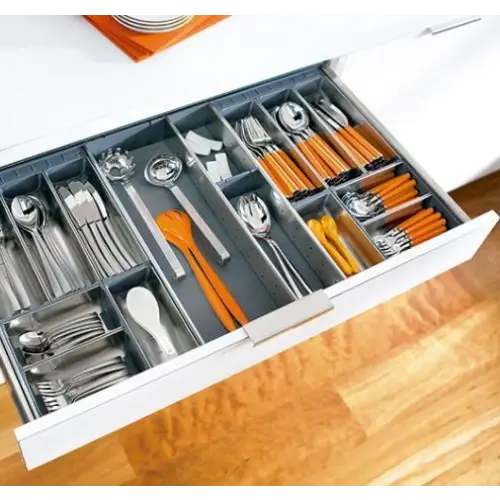 DIVISOR DE TALHERES ORGA-LINE 450X103MM P/ TANDEMBOX (PREENCHIMENTO PARCIAL) - 01 UNIDADE - Utensílios e Organizadores