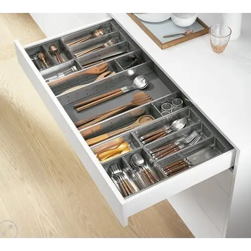 DIVISOR DE TALHERES ORGA-LINE 450X280MM P/ TAMDEMBOX (PREENCHIMENTO PARCIAL) - 01 UNIDADE - Utensílios e Organizadores