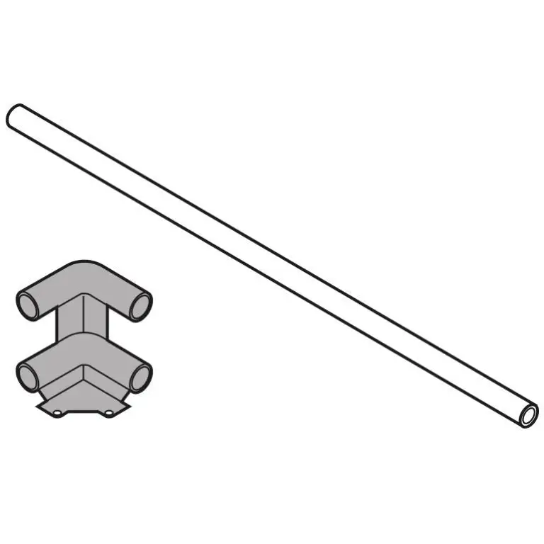 Divisor Transversal Reling 1094mm - P/ Gaveta Tandembox - Branco - Kit 4 unidades - Corrediças