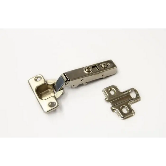 Dobradiça Reta Pistão 35mm | Calço Fixo | Metalnox - Dobradiças