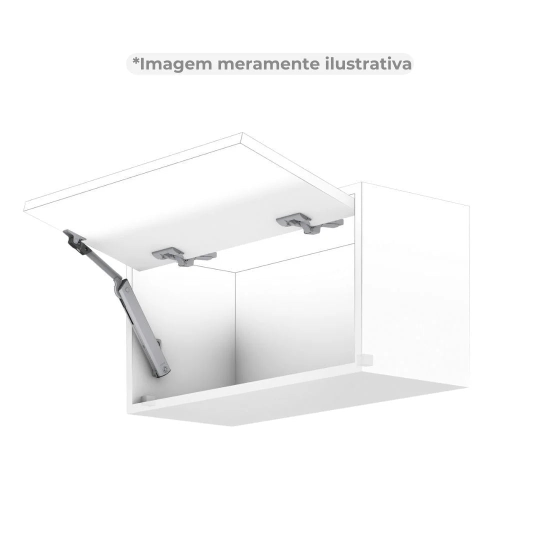 Kit Articulador Unilaretal Aventos Blum HK-XS | 3 Dobradiças Clip Top Blumotion | 20K1500 - Articuladores