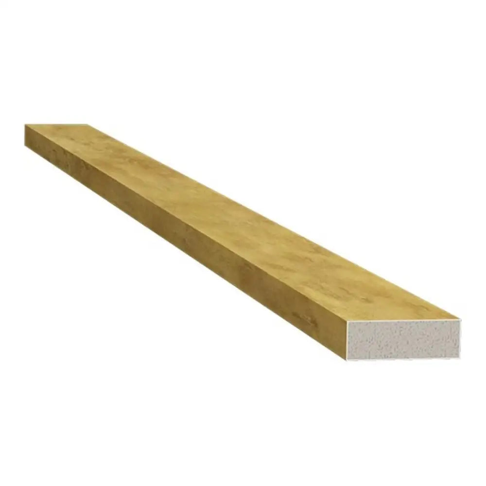 Filete Oxi Ouro Para Painel Ripado | 2,8 m X 23.5 mm X 8mm | 2 Unidades - Painel