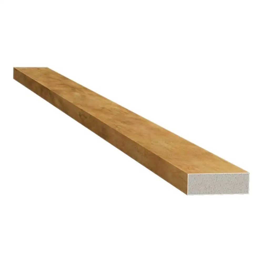 Filete Oxi Ouro Rosê Para Painel Ripado | 2,8 m X 23.5 mm X 8mm | 2 Unidades - Painel