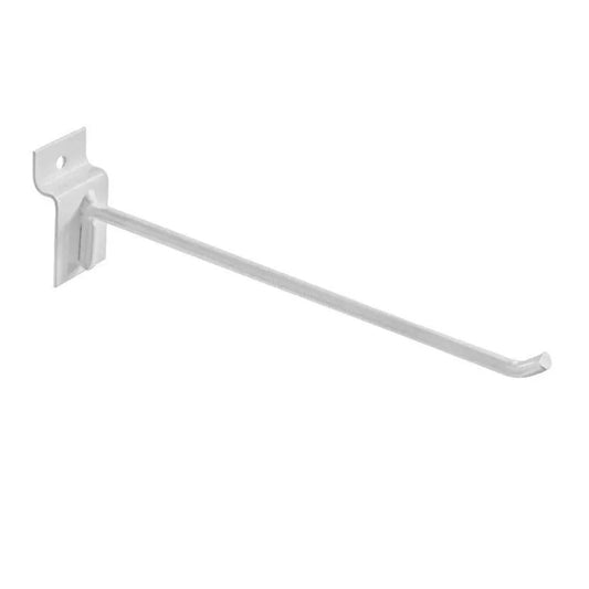 Gancho Simples Branco 30cm Para Painel Canaletado ALFANI