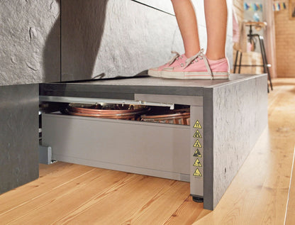 Gaveta para Elevação Space Step c/ Blumotion 410mm - Kit - Gavetas Metálicas