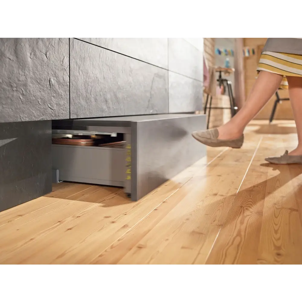 Gaveta para Elevação Space Step c/ Blumotion 410mm - Kit - Gavetas Metálicas