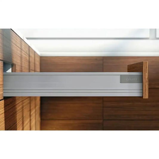 Gaveta Tandembox Baixa - 450mm x larg 300mm | Cinza - 01 Kit - Gavetas Metálicas