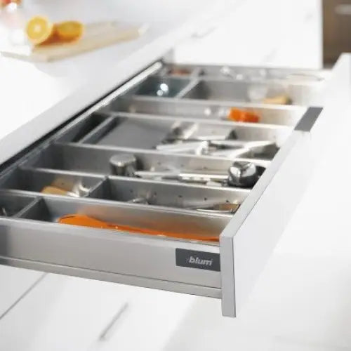 Gaveta Tandembox Baixa - 450mm x larg 600mm | Cinza - 01 Kit - Gavetas Metálicas