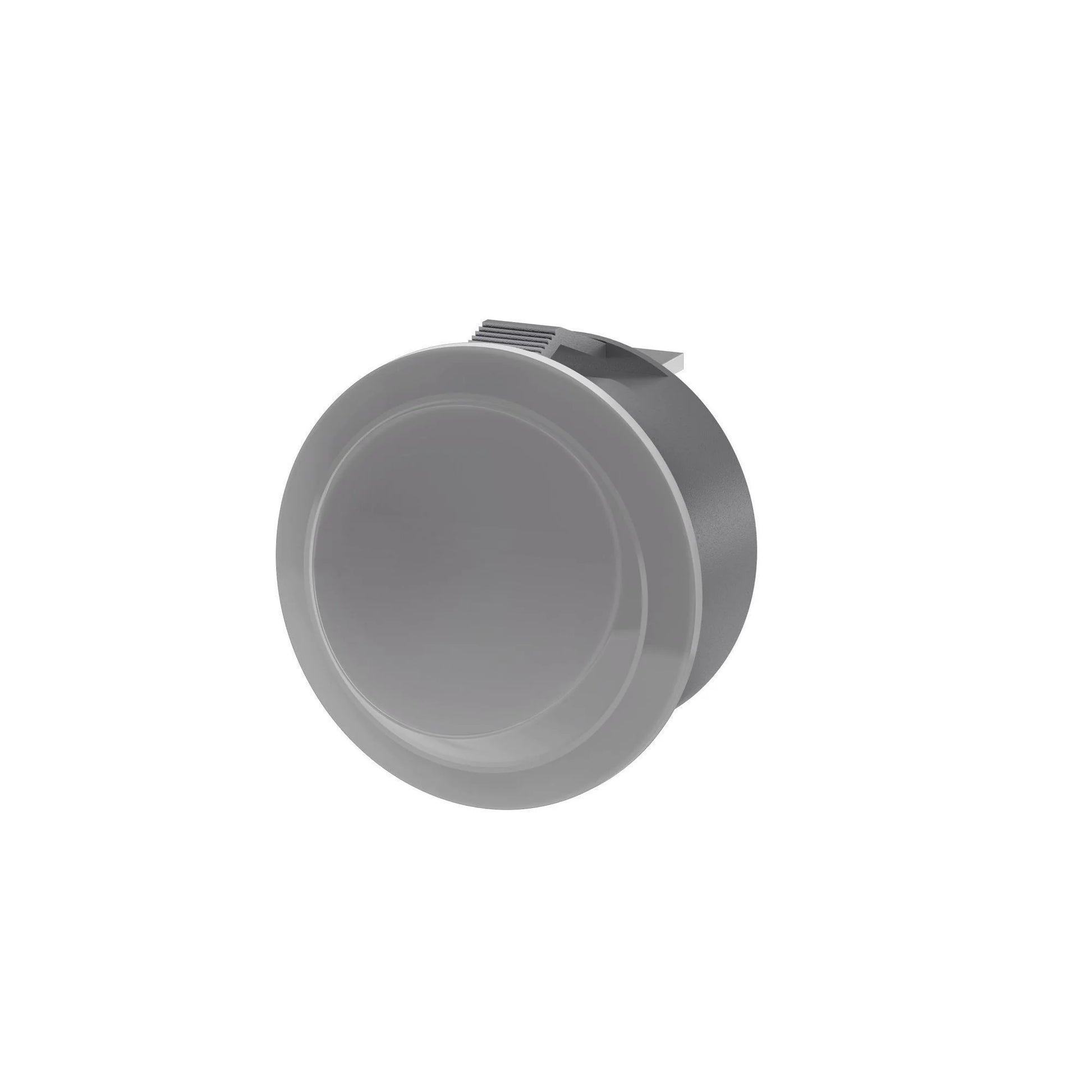 Interruptor de Embutir Redondo Simples Cinza - 12A/250 - 13942165 - Interruptores