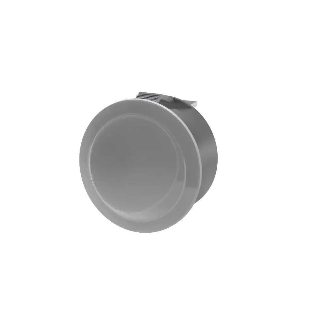 Interruptor de Embutir Redondo Simples Cinza - 12A/250 - 13942165 - Interruptores